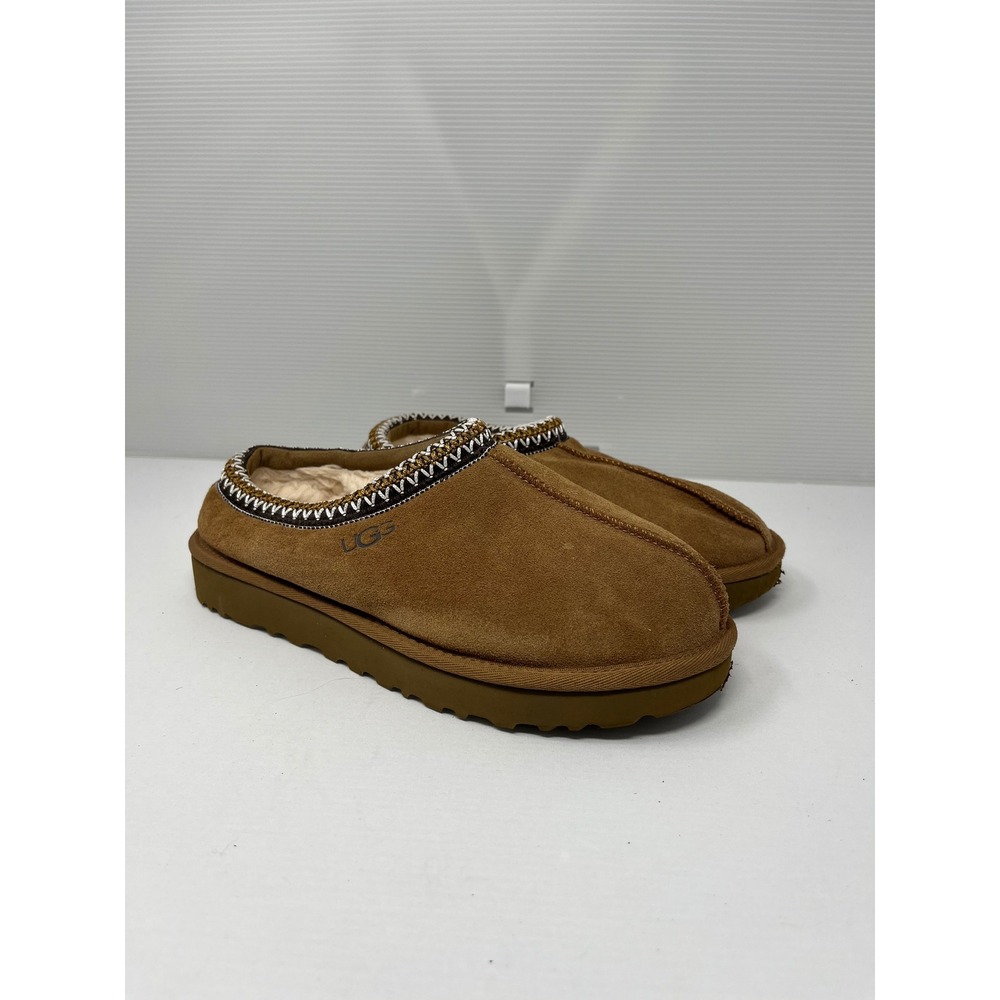 UGG Tasman Suede Slippers Chestnut Brown 5955 Women Size 9